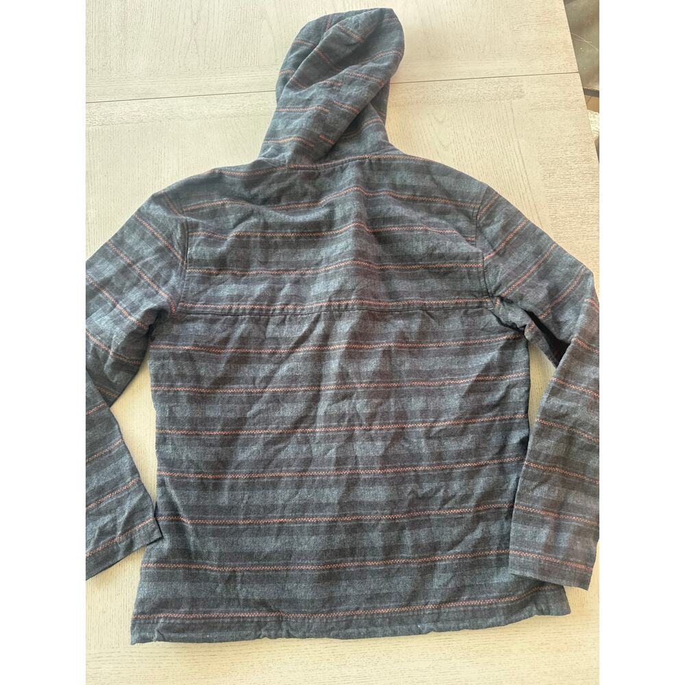 PrAna Mens Relaxed Fit Hooded Shirt Sweatshirt Hoodie - Picture 7 of 7